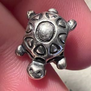 Authentic Pandora Sterling Silver Turtle Charm